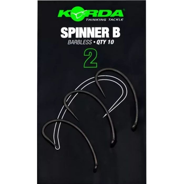 Carlige Korda Spinner Barbless, 10buc/plic
