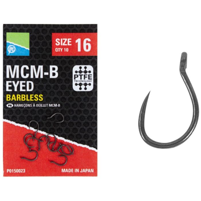 Carlige Preston MCM-B Eyed, 10buc/plic