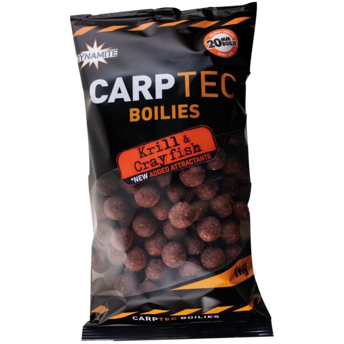Boilies Dynamite Baits CarpTec, 20mm, 1.8kg/punga Krill & Crayfish 3