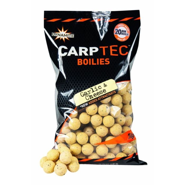 Boilies Dynamite Baits CarpTec, 15mm, 1.8kg Garlic Cheese 2