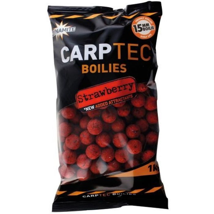 Boilies Dynamite Baits CarpTec, 15mm, 1.8kg Strawberry 5