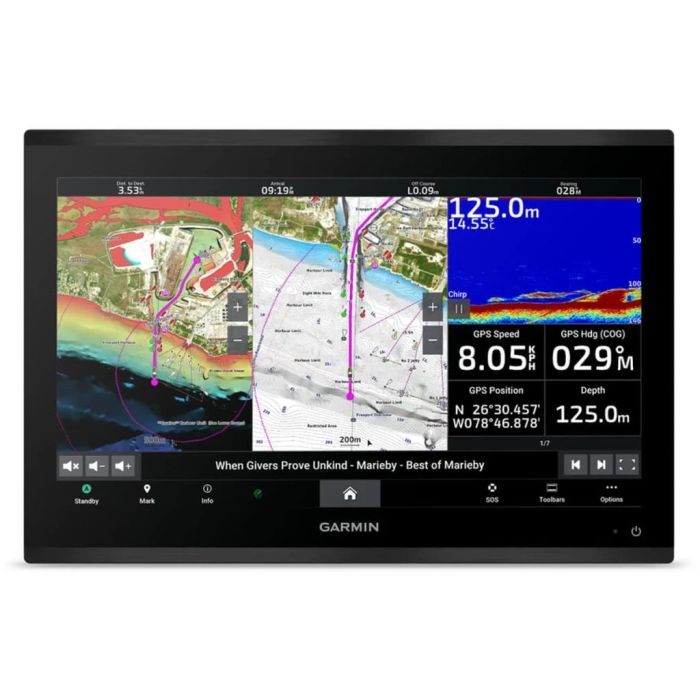 Sonar Chartplotter Garmin GPSMAP 9022 fara Sonda 5