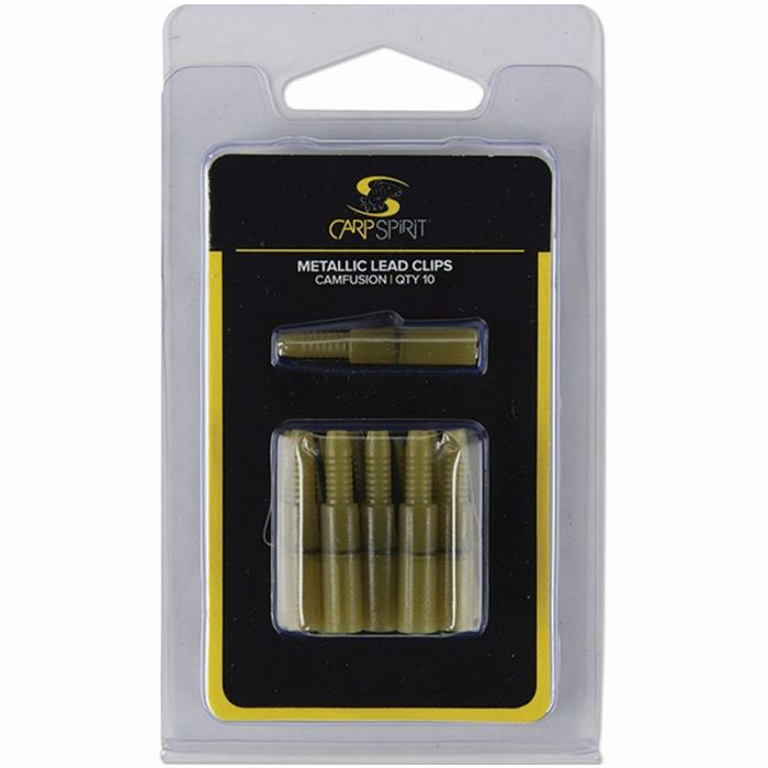 Clips Carp Spirit Metallic Lead Clip szabadon futó ólomhoz, 10db/csomag