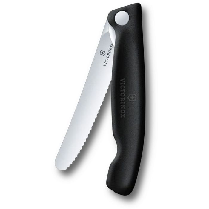 Victorinox Swiss Classic piknikkés, 11 cm-es recés pengével, Negru 2