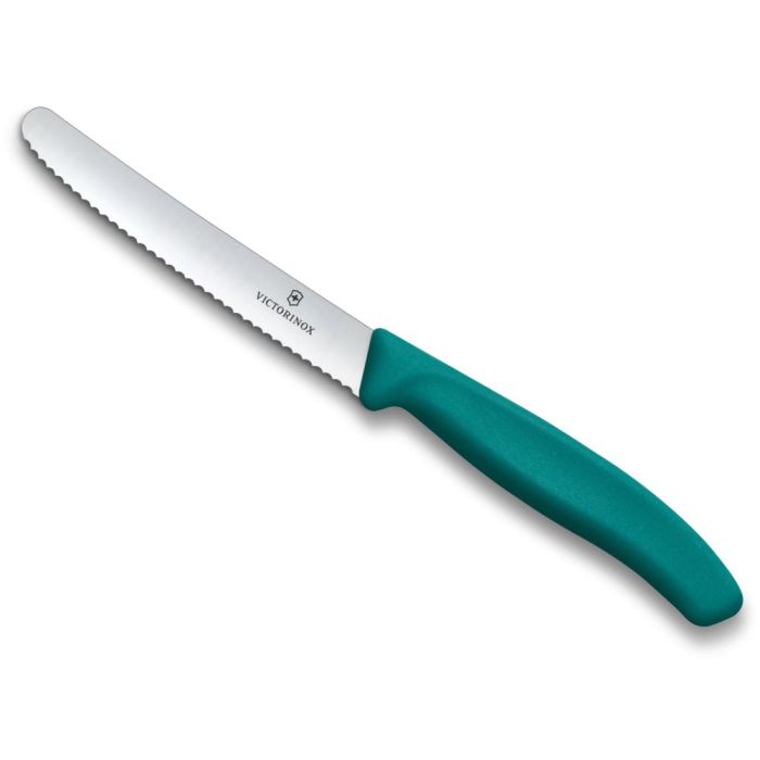Cutit de Bucatarie Victorinox Swiss Classic Tomato and Table Knife, Verde