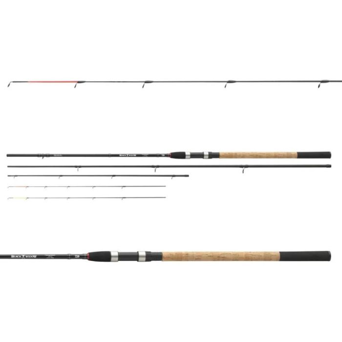 Daiwa Black Widow Feeder New horgászbot, 3.60m, 120g, 3+2 db 2