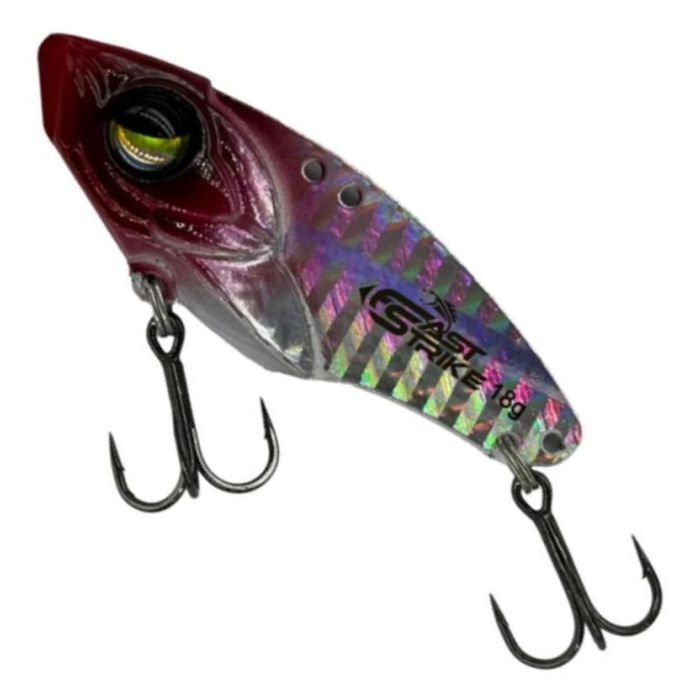 Cicada Fast Strike Cyborgstone Vibe, Deep Red Head Flash, 6cm, 22g