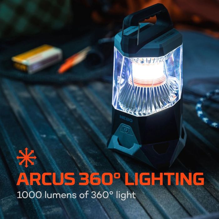 NEBO Galileo 1000 újratölthető LED-es lámpa Power Bank funkcióval, 1000 lumen 2