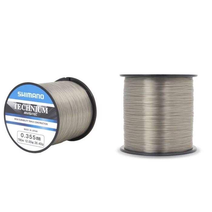Shimano Technium Invisitec A Mono Grey monofil zsinór, 620m-2990m