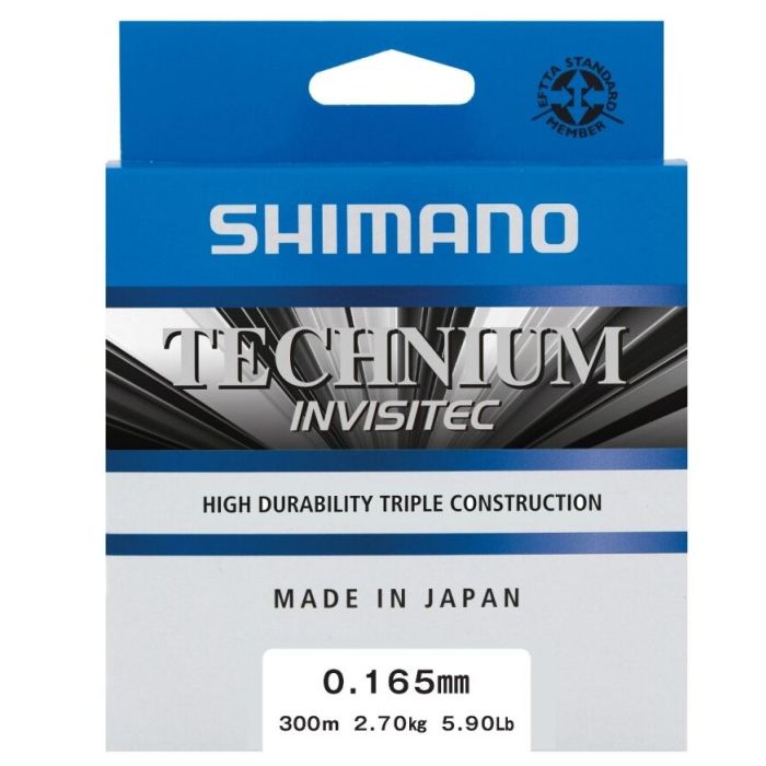 Shimano Technium Invisitec A Mono Grey monofil zsinór, 300 m