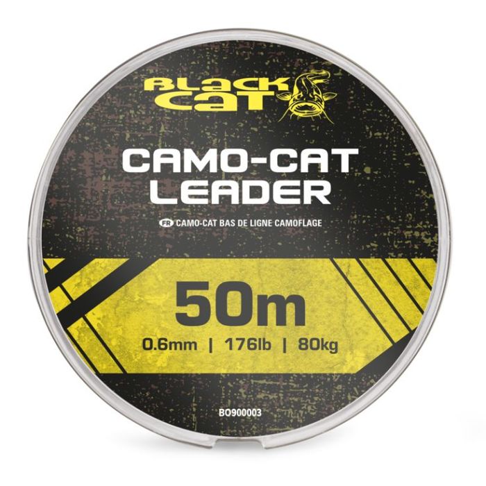 Fir Textil Inaintas Black Cat Camo-Cat Leader, 50m