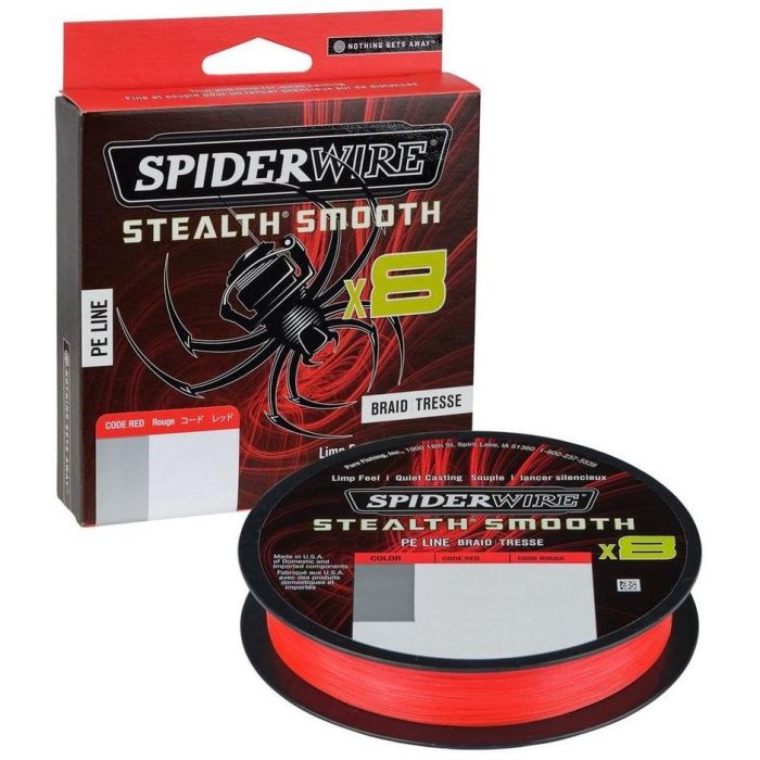 Fir Textil SpiderWire Stealth Smooth 8 Braid, Code Red, 300m