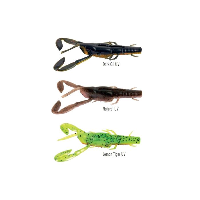 Kit Shad Fox Rage Critter UV Mixed Colour, 9cm, 3buc/plic 2