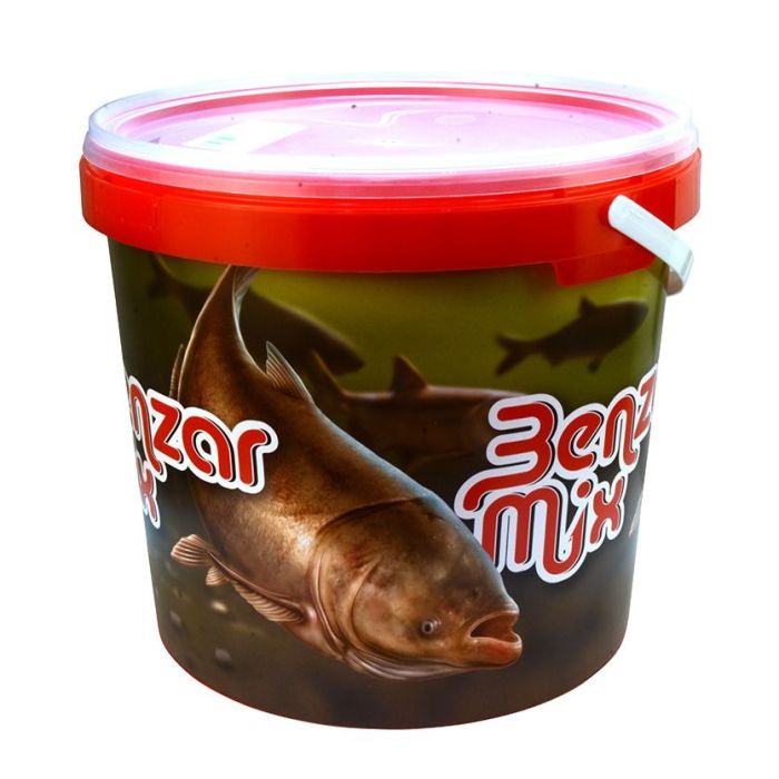 Galeata Benzar Mix Fito cu Capac, Rosie, 5L
