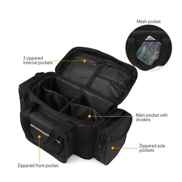 Geanta de Pescuit Universal Era Negru 50x30x26cm 3