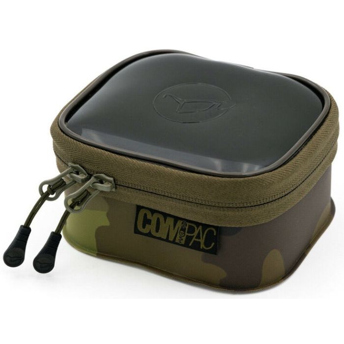 Borseta Semi-Rigida pentru Accesorii Korda Compac 100, Kamo, 14x11x7cm