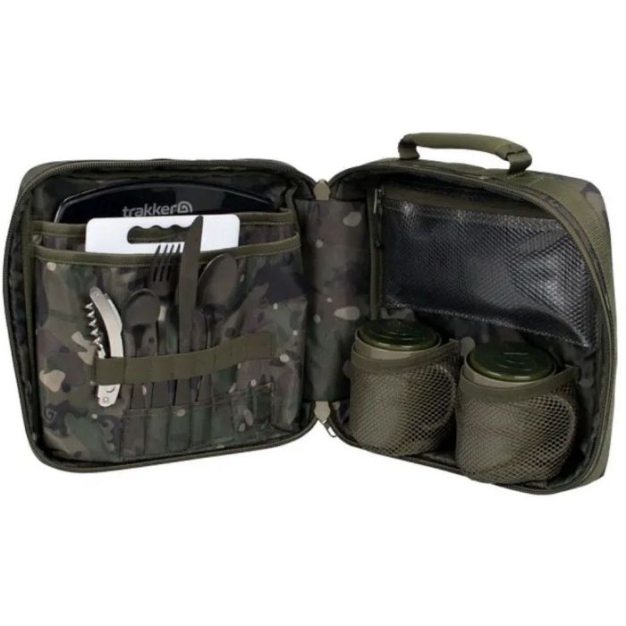 Geanta + Trusa pentru Picnic Trakker NXC Camo Deluxe Food Set, 27x27x10cm 3