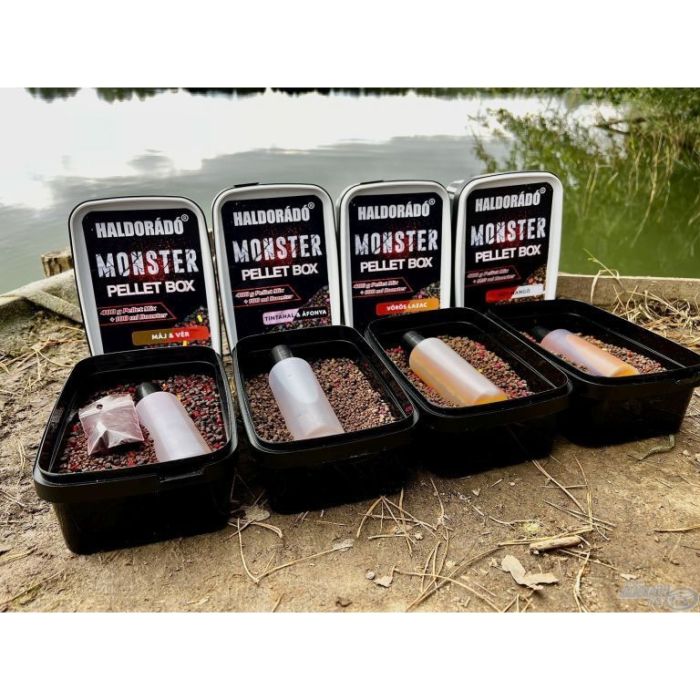 Pelete Haldorado Monster Pellet Box, 400g + 100ml 5