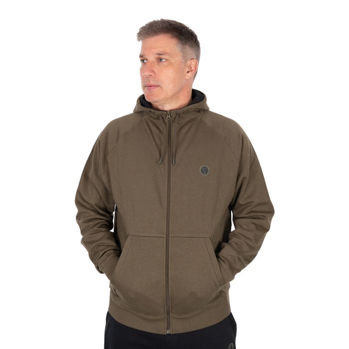Hanorac cu Fermoar Fox Collection Zipped Hoody, Green
