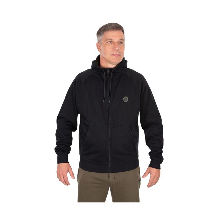 Hanorac Fox Collection Zipped Hoody, Negru
