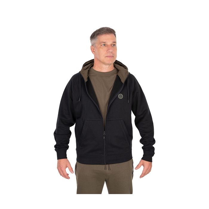 Hanorac Fox Collection Zipped Hoody, Negru 2