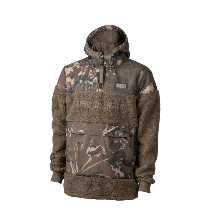 Kapucnis polár pulóver Nash ZT PermaFrost Fleece Camo 2