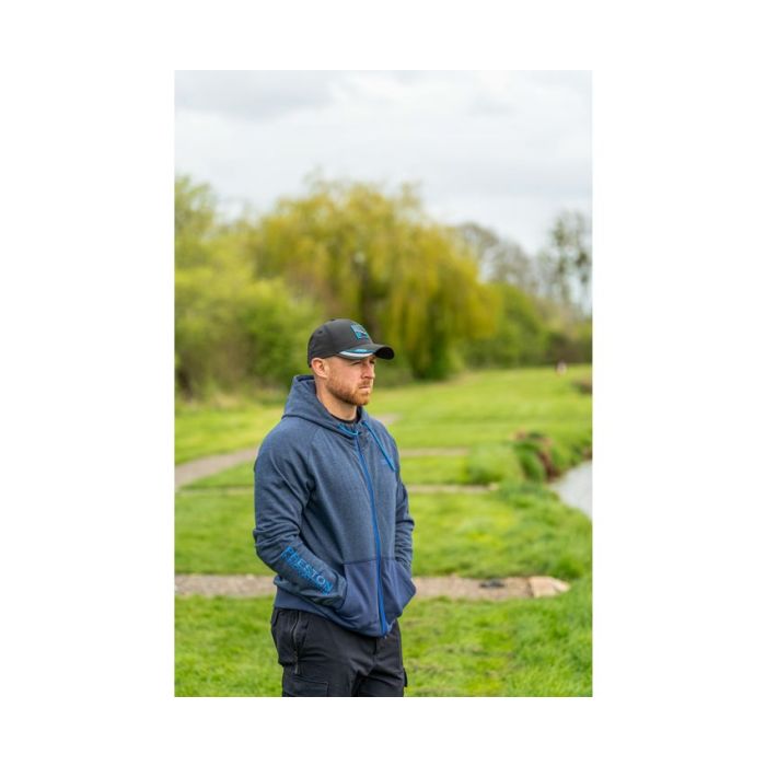 Hanorac Preston Navy Tide Zip Hoodie 3