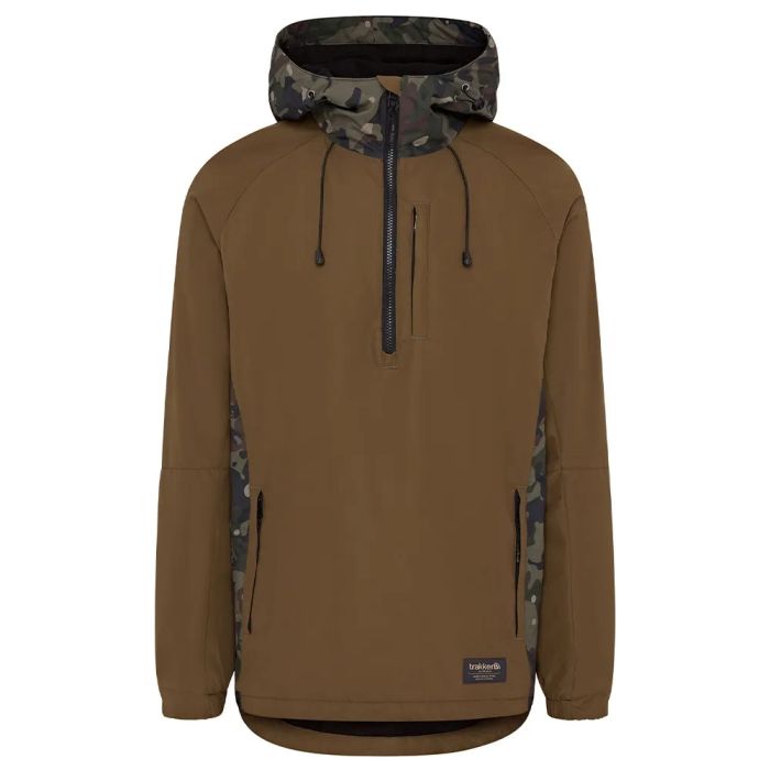 Hanorac Trakker TechPro Half Zip Hoodie, Brown