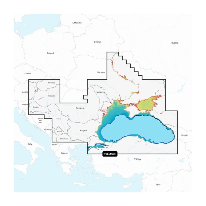 Harta Garmin Navionics Vision+ Marea Neagra si Marea Azov, NVEU063R, microSD/SD