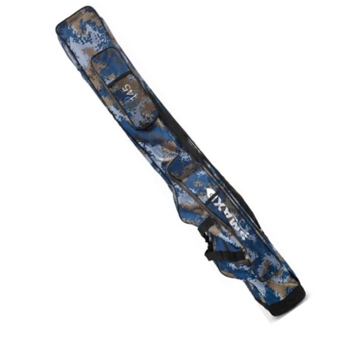 Horgászbot tok SMAX 3 rekeszes Camo, 165cm