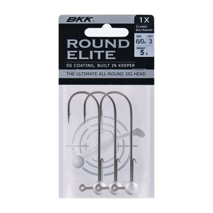 Jig BKK Round Elite-Classic Bait Keeper, Nr.2/0, 3buc/blister 1