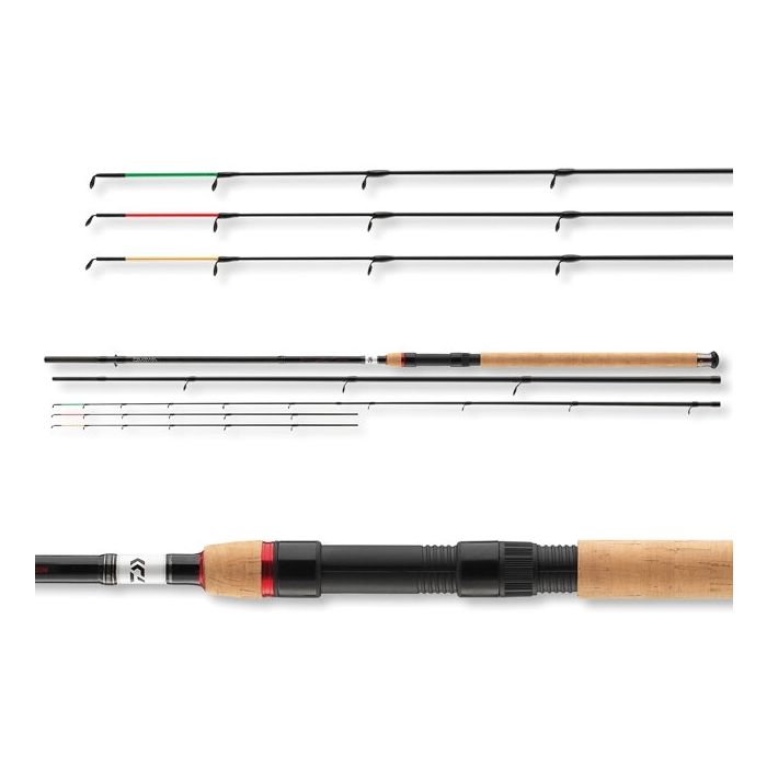 Horgászbot Daiwa Ninja X Method Feeder, 3.30m, 80g, 3+3db 3