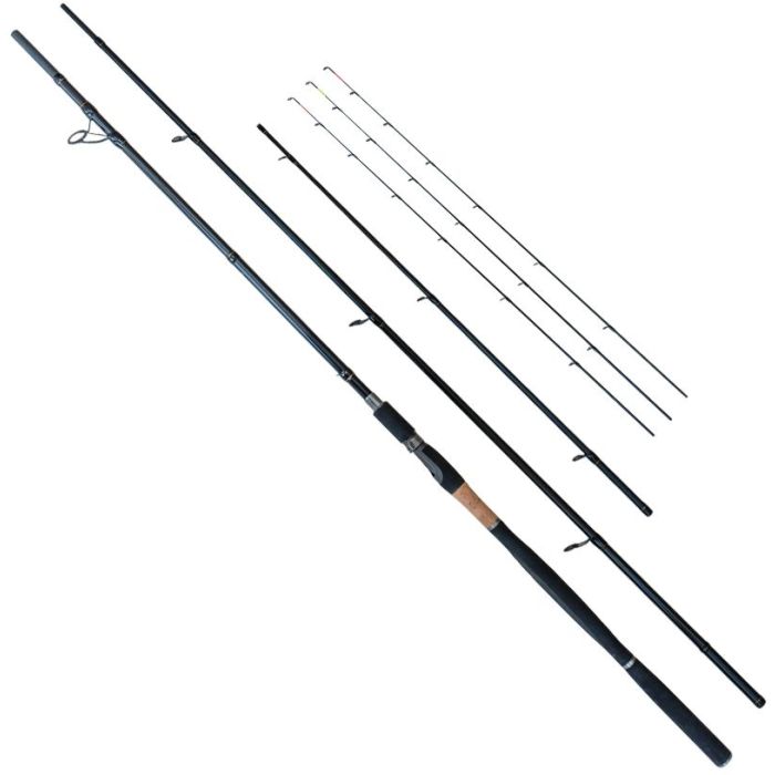 NuFish Affinium feeder horgászbot, 3.60m, 100g, 3+3 db