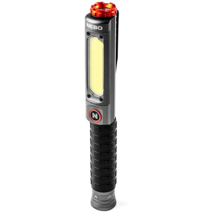 NEBO Big Larry Pro+ újratölthető LED-es lámpa, 600 lumen, mágneses talp