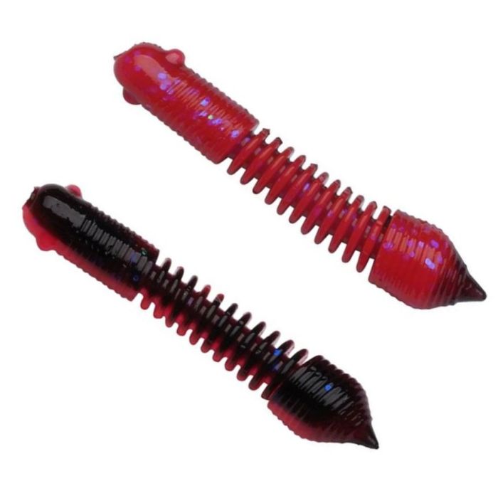 Berkley PowerBait Power Pillar lárva, Salmon Egg Red/Black, 4cm, 12 db/csomag