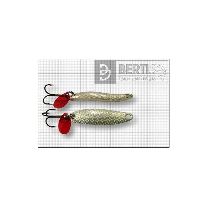 Bertilure Taifun Micro rezgőkanál, négyzetmintás felülettel, Szín: Silver, 4cm, 4g
