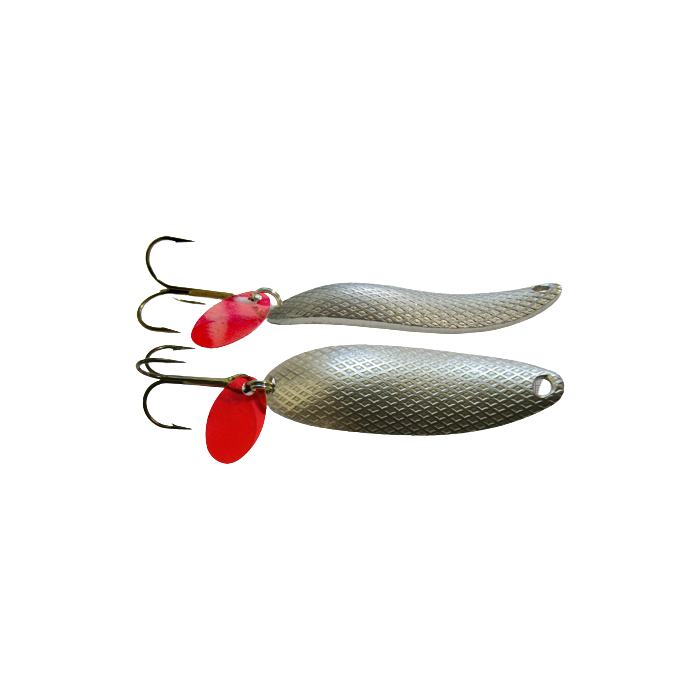 Rezgőkanál Bertilure Taifun Nr.2, négyzetes mintázat, Silver, 5.9cm, 10g