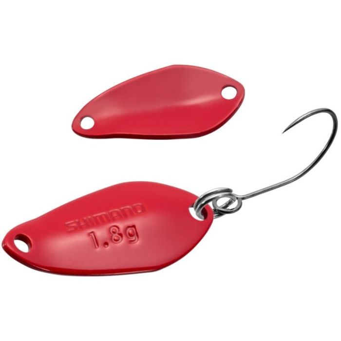 Shimano Cardiff Search Swimmer villantó, Red, 2.5cm, 1.8g