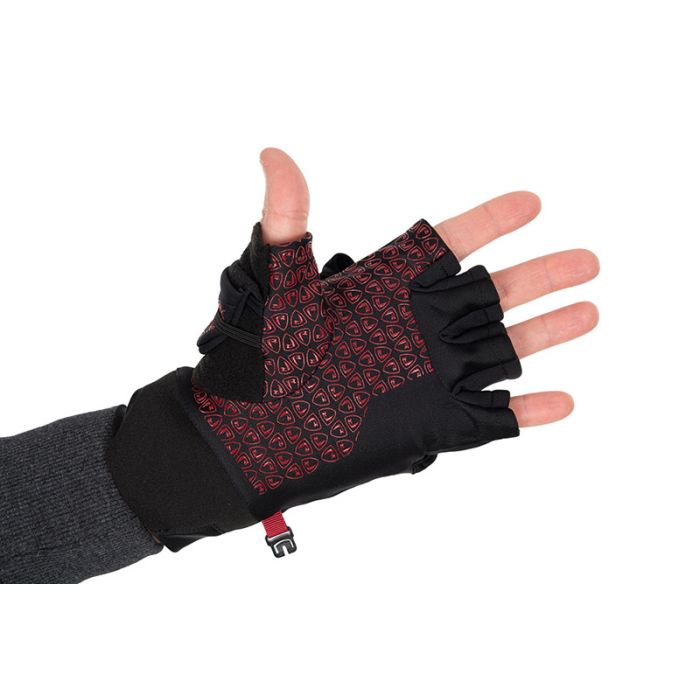 Manusi Fox Rage Fingerless Mitten Gloves