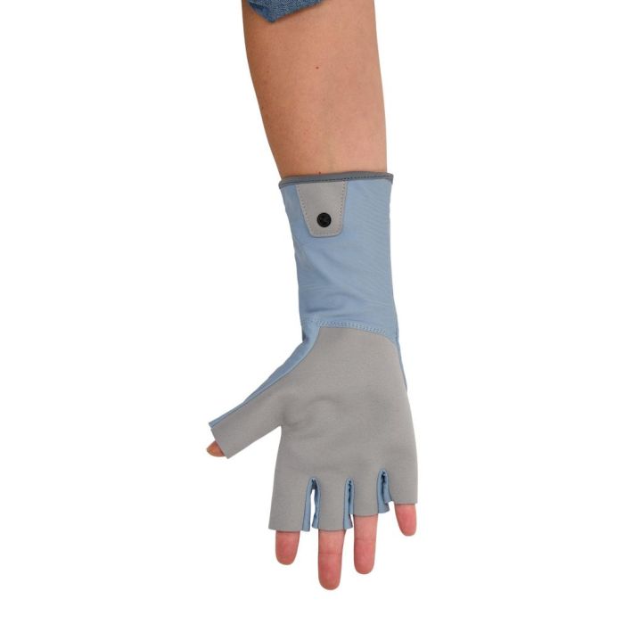 Manusi Simms SolarFlex Guide Gloves, UPF50, Steel Blue 2