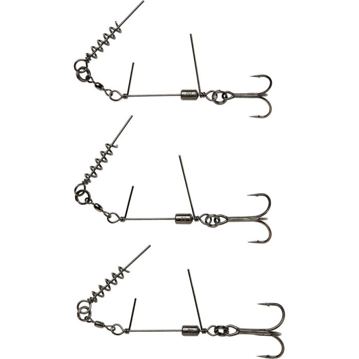 Savage Gear Corkscrew Stinger szerelék, 2 db/csomag