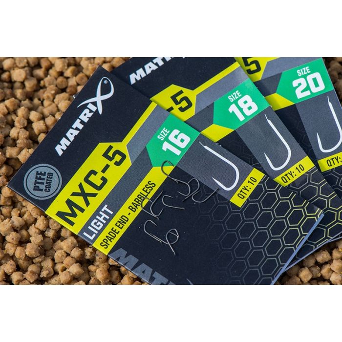 Carlige Matrix MXC-5 Barbless Spade End, 10buc/plic 3