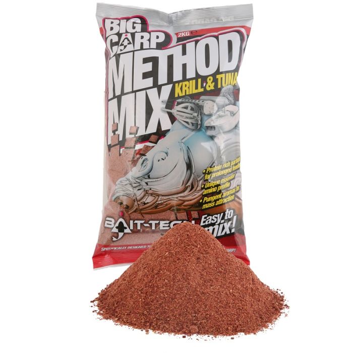 Etetőanyag Bait-Tech Carp Method Mix Krill & Tuna 2kg