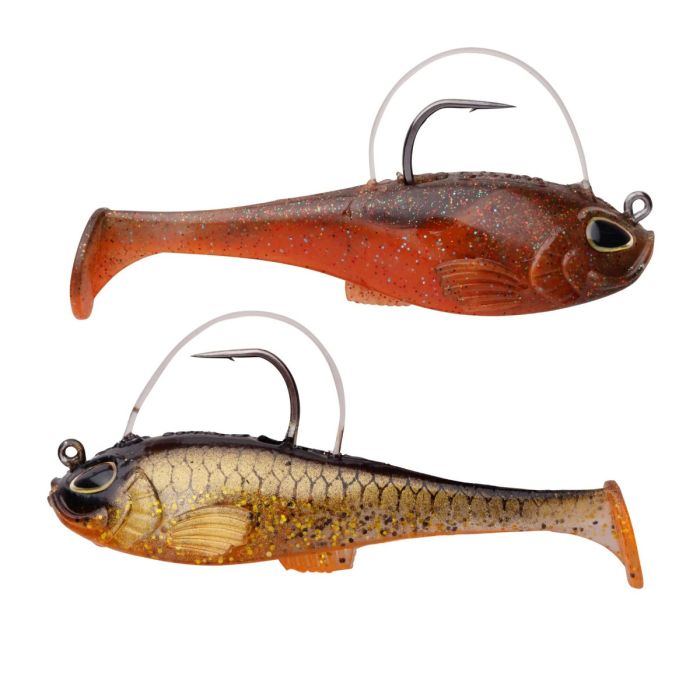 Berkley PowerBait Agent E gumihal, Bloody Mary + Golden Bream, 8cm, 18g, 2 db/bliszter