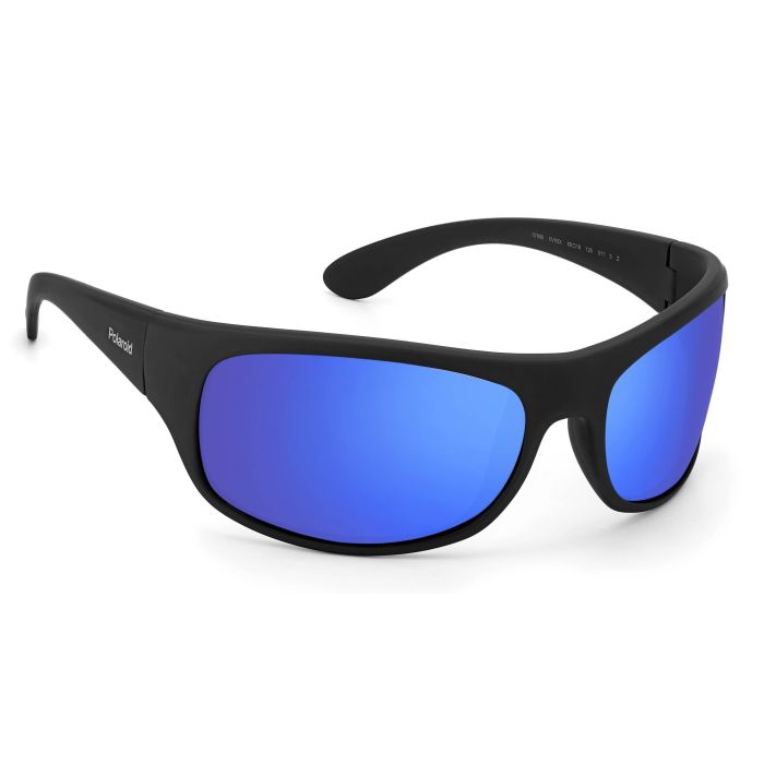 Polaroid 07886 0VK 66 5X polarizált napszemüveg, Matt Black Blue