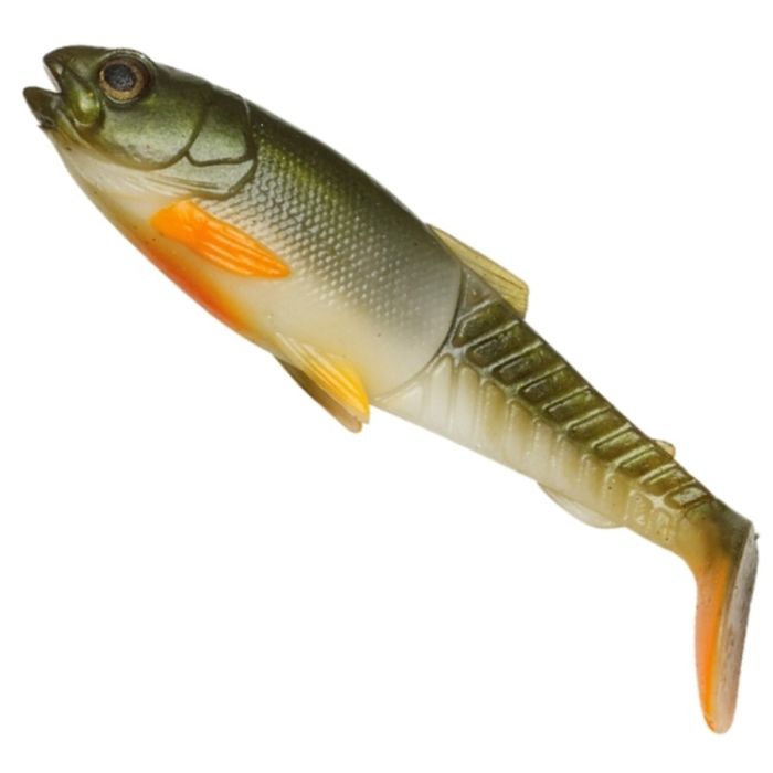 Shad Savage Gear Craft Cannibal, Olive Hot Orange, 6.5cm, 4g, 4buc/plic