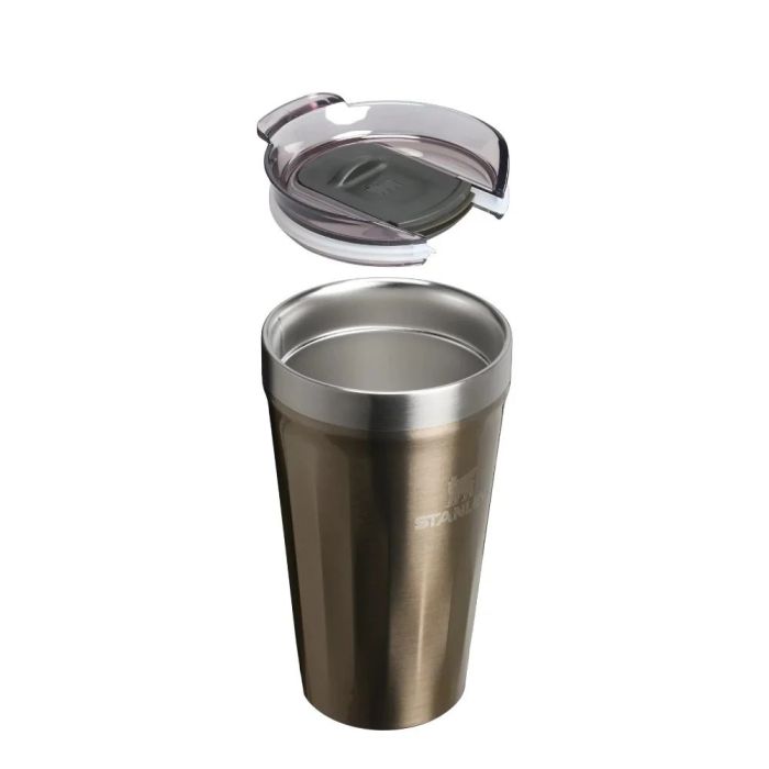 Pahar Termos Stanley Everyday Textured Tumbler, GunMetal Shine, 0.47L 3