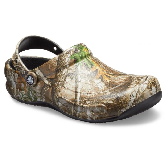 Papuci Crocs Bistro Realtree Edge Clog, KhakiBlack