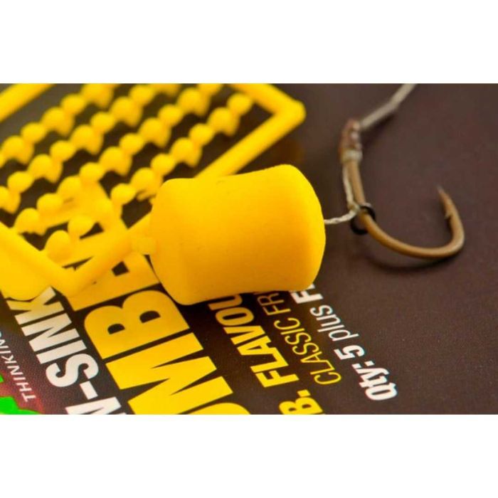 Pelete Flotante Korda Slow-Sinking Dumbell + Free Hair Stops, 16mm, 5buc/plic 2