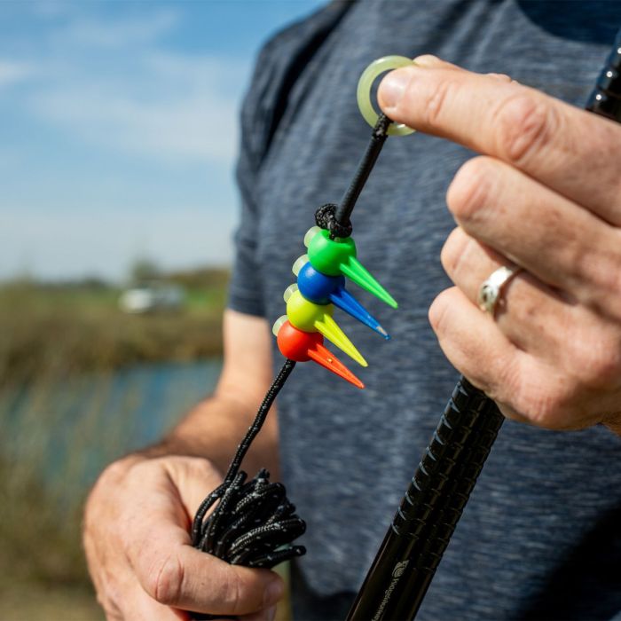 Picheti RidgeMonkey Nite Glo Wrap Sticks pentru Masurarea Distantei, 2bucset 4
